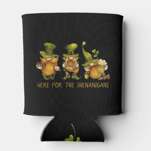 Funny Irish Gnomes Shenanigans St Patrick's Day Dosenkühler (Rückseite)