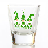 Funny Irish Green Gnomes Schnapsglas