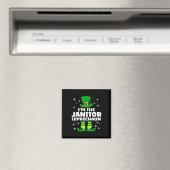 Funny Irish Janitor Leprechaun Happy St Patricks D Magnet (In Situ (Geschirrspüler))