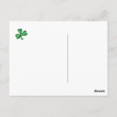 Funny Irish Jig St. Patrick's Day Postcard Postkarte (Rückseite)