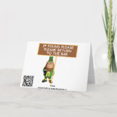 Funny Irish Karte (Rückseite)