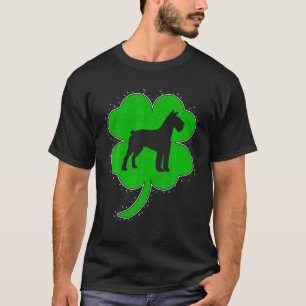 Funny Irish Kleeblatt Giant Schnauzer Dog St Patri T-Shirt