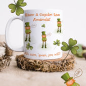 Funny Irish Language Leprechaun Tasse