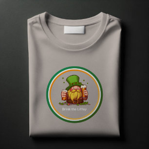 Funny Irish Leprechaun Beer & Kleeblatts T-Shirt