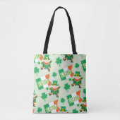 Funny Irish Leprechaun Pattern Tasche (Vorderseite)