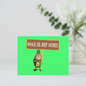 Funny Irish Leprechaun Postkarte (Stehend Vorderseite)