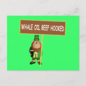 Funny Irish Leprechaun Postkarte (Vorderseite)