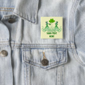 Funny Irish octopi St Patrick's Day Button (Beispiel)