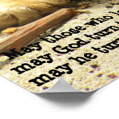 Funny Irish Segen mit Smilly Kitty Poster (Ecke)