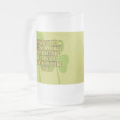 Funny Irish Sessings Mattierte Tasse (Vorderseite Links)