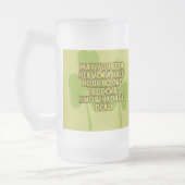 Funny Irish Sessings Mattierte Tasse (Links)