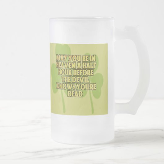 Funny Irish Sessings Mattierte Tasse (Rechts)