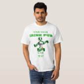 Funny Irish Skull St Pat's Day T-Shirt (Vorne ganz)