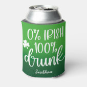Funny Irish St. Patrick’s Day Typography Design Dosenkühler (Kanne Rückseite)