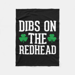 Funny Irish St Patricks Day Kleeblatt Dibs On R Fleecedecke