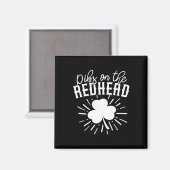 Funny Irish St Patricks Day Kleeblatt Dibs On R Magnet (Vorderseite/Rückseite)