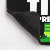 Funny Irish Tito Leprechaun Happy St Patricks Day Mousepad (Ecke)