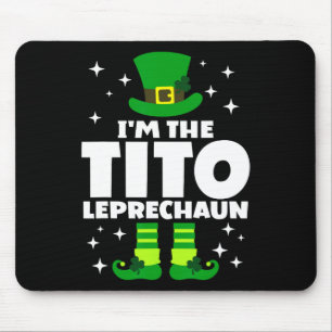 Funny Irish Tito Leprechaun Happy St Patricks Day Mousepad