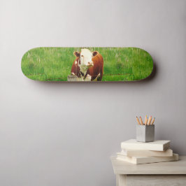 Funny Ironic Cow 4Andre Skateboard