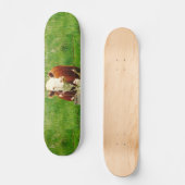 Funny Ironic Cow 4Andre Skateboard (Vorderseite)
