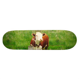 Funny Ironic Cow 4Andre Skateboard