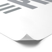 Funny Ironing Poster (Ecke)