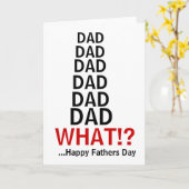 Funny Irritation Vater Vathers Day Card Karte (Gelbe Blume)