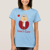 Funny Isaac Newton Tshirt (Vorderseite)