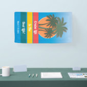 Funny Island Beach Kreuzfahrtschiff Türdekoration Banner (Messe)