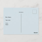 Funny Island Scheidung Postcard Postkarte (Rückseite)