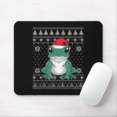 Funny Ison Dart Frog Ugly Christmas Sweater Santa Mousepad (Mit Mouse)