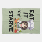 Funny isst es oder verhungert geschirrtuch (Horizontal)