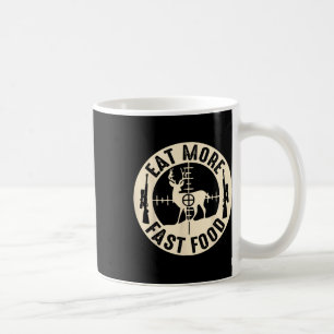 Funny isst schneller als Futter Hirschjagd Kaffeetasse