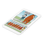 Funny ist, dass ein Bär hinter dir Magnet (Linke Seite)