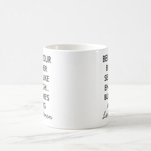 Funny ist dein Bruder Kaffeetasse (Mittel)