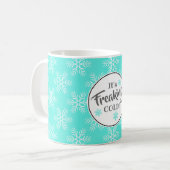 Funny ist ein kalter Winterschnee. Kaffeetasse (Vorderseite Links)