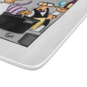 Funny "Ist es frisch?" Spaß Cutting Board Schneidebrett (Ecke)