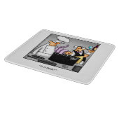 Funny "Ist es frisch?" Spaß Cutting Board Schneidebrett (Ecke)