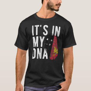 Funny ist es in meiner DNA Papua Neue Guinea Flag  T-Shirt