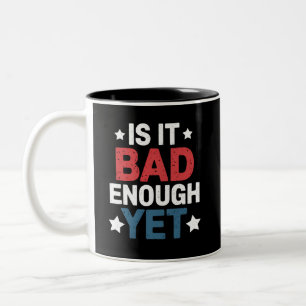 Funny ist es schlimm genug, doch patriotisch polit zweifarbige tasse