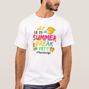Funny ist es Sommer Bause, aber Lehrer Leben letzt T-Shirt