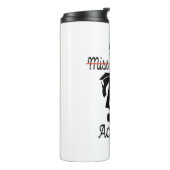 Funny ist Frau Dr. Frau, eigentlich Phd Abschluss Thermosbecher (Nach links gedreht)