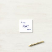 Funny ist heute Abend Post-it Klebezettel (Auf Schreibtisch)