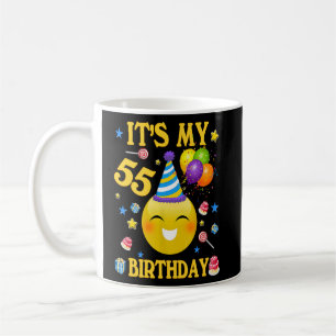 Funny ist mein 55. Geburtstag 55 Jahre alt 55. Kaffeetasse