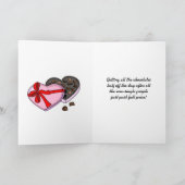 Funny ist Single am Valentinstag Karte (Innenseite)