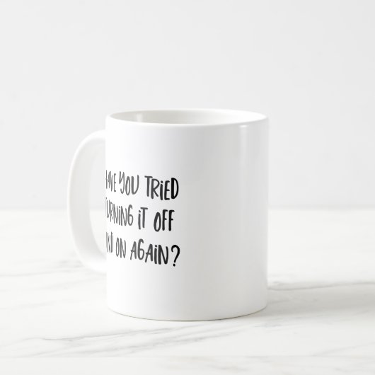 Funny IT Geek Tasse (Vorderseite Links)
