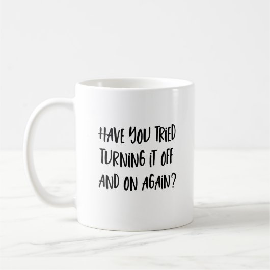Funny IT Geek Tasse (Links)