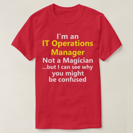 Funny IT Manager Job Information Technology Karrie T-Shirt (Design vorne)
