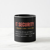 Funny IT Security Definition Tasse (Zentrum)