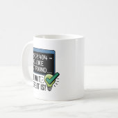 Funny IT Vater Tech Joke Geeky Vathers Day Men Kaffeetasse (Vorderseite Links)